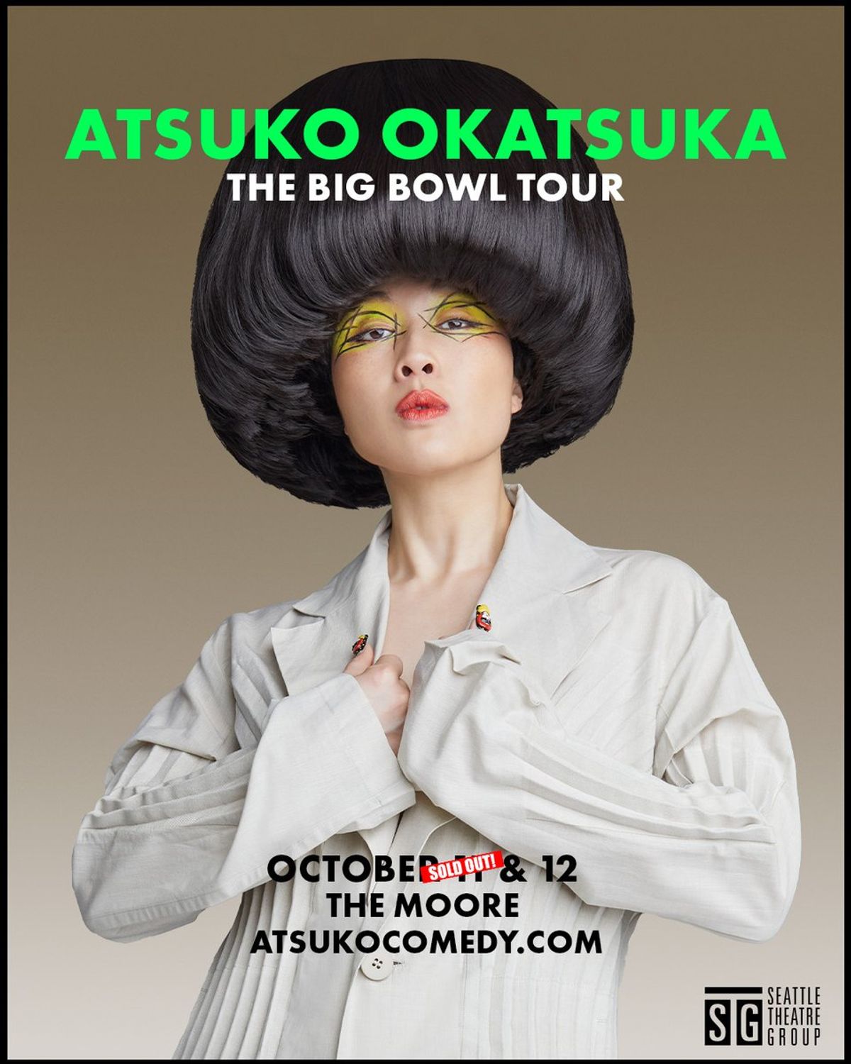 Atsuko Okatsuka: The Big Bowl Tour at Moore Theatre in Seattle, WA ...
