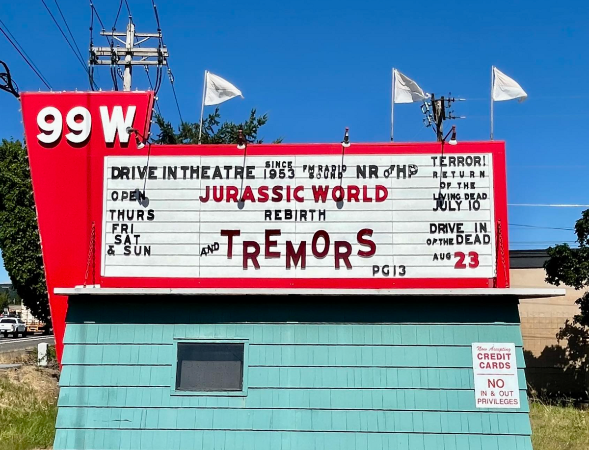 Jurassic World Rebirth with Tremors at 99W Drive-In in Newberg, OR ...