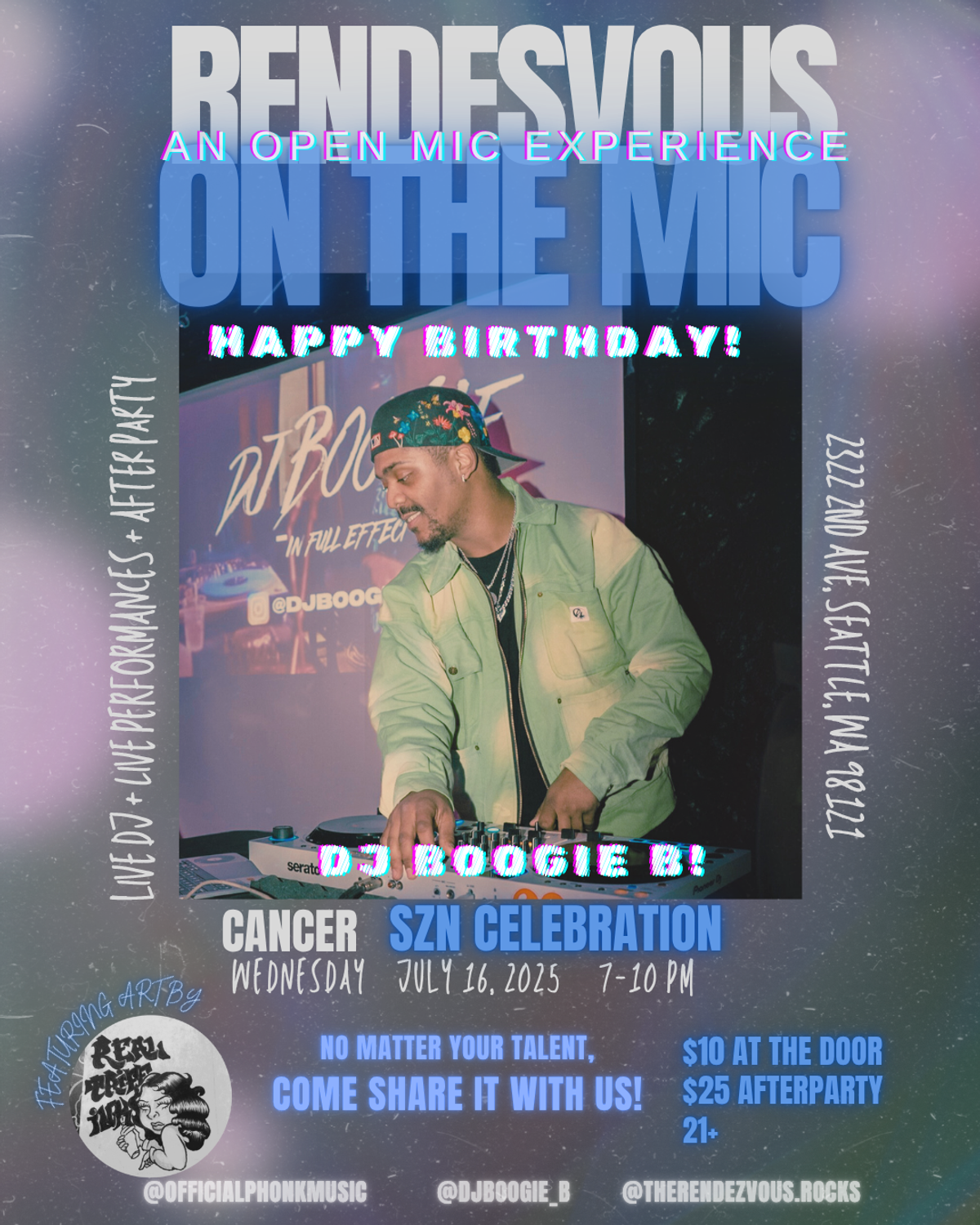 Rendezvous On The Mic - An Open Mic Experience at Rendezvous in Seattle ...