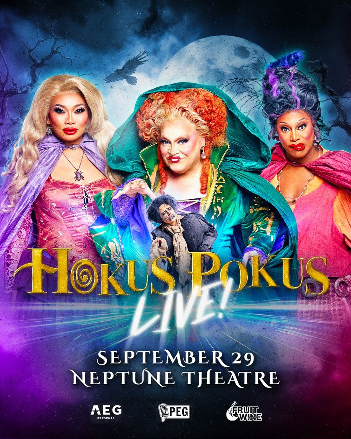 Hokus Pokus Live! Starring Ginger Minj, Jujubee, and Sapphira