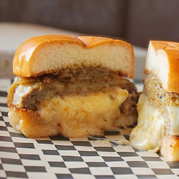 Green Chili Chorizo Juicy Lucy