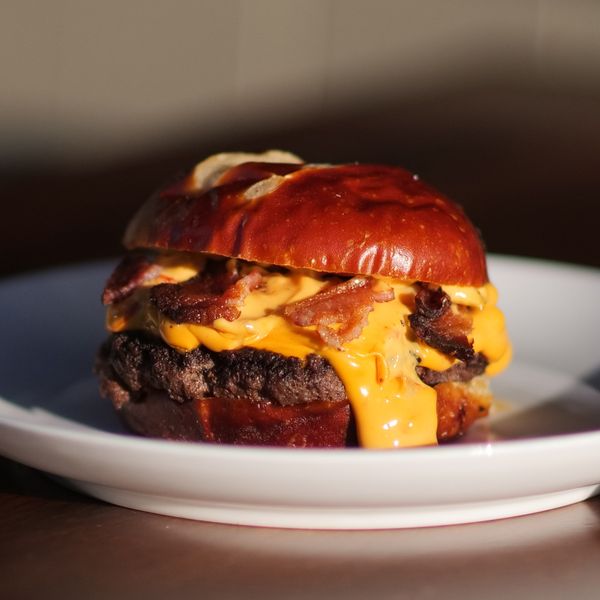 Pretzel Bacon Cheddar Burger