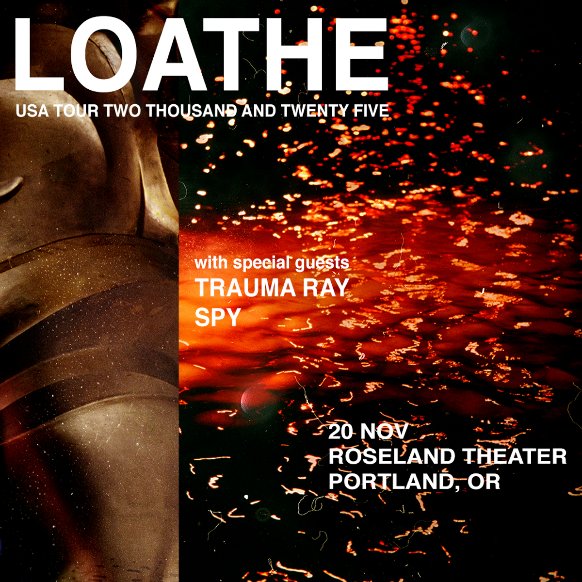 Loathe: North American Tour 2025 at Roseland Theater in Portland, OR ...