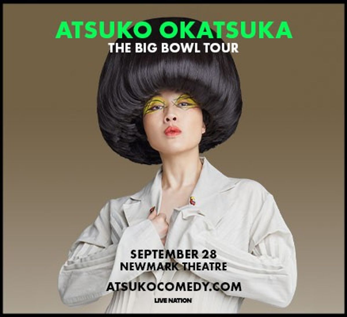 Atsuko Okatsuka: The Big Bowl Tour at Newmark Theatre in Portland, OR ...