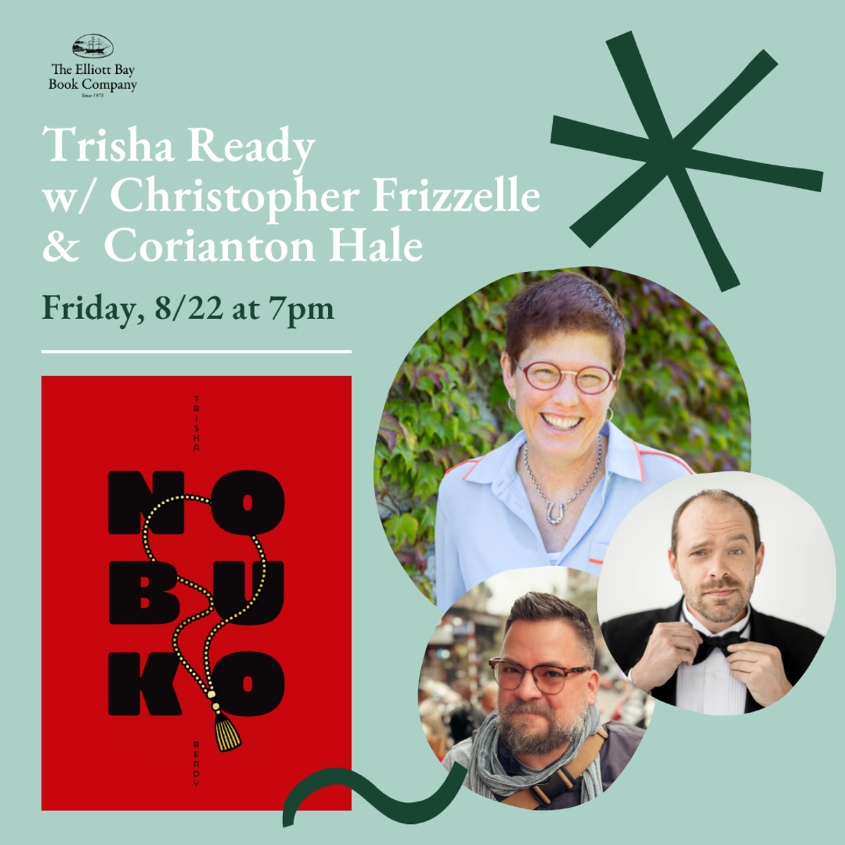 Trisha Ready w/ Christopher Frizzelle & Corianton Hale at Elliott Bay ...