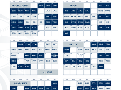 Seattle Mariners 2026 Home Games