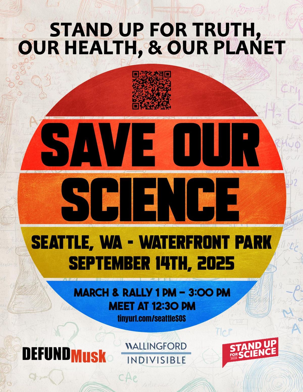 Save Our Science Rally at Waterfront Park in Seattle, WA - Sunday ...