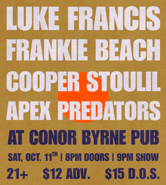 Luke Francis with Frankie Beach, Cooper Stoulil, & Apex Predators at ...