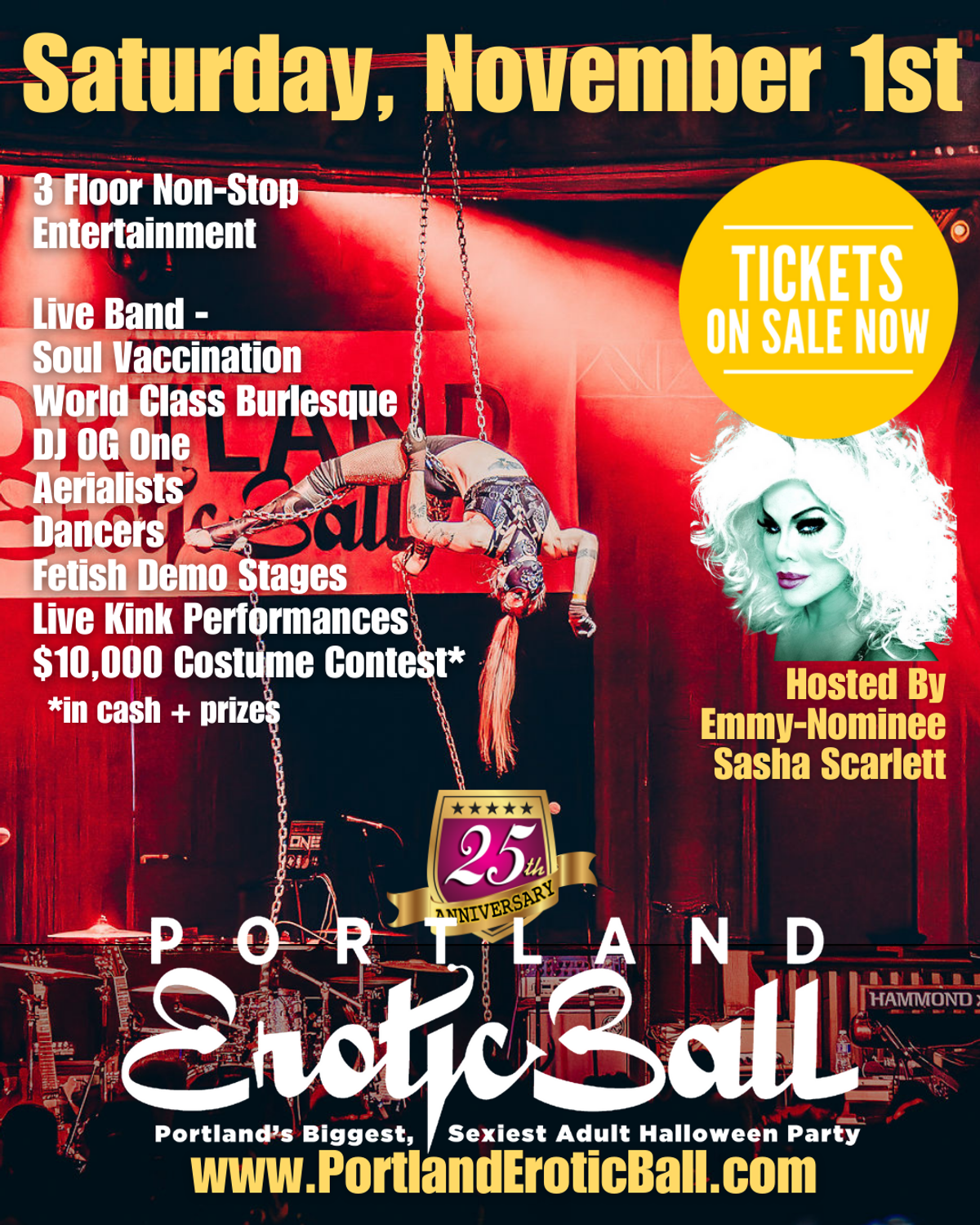 Portland Erotic Ball 2025 at Crystal Ballroom in Portland, OR ...