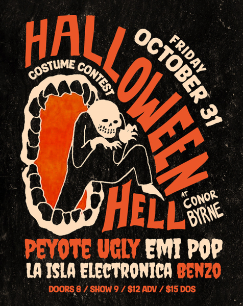 Halloween Hell Party at Conor Byrne Feat. Peyote Ugly, Emi Pop, La Isla ...
