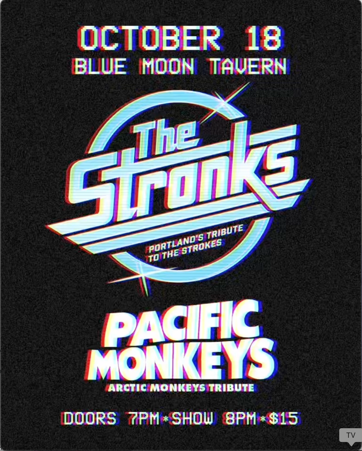 The Strokes // Arctic Monkeys Live Tribute Show at Blue Moon