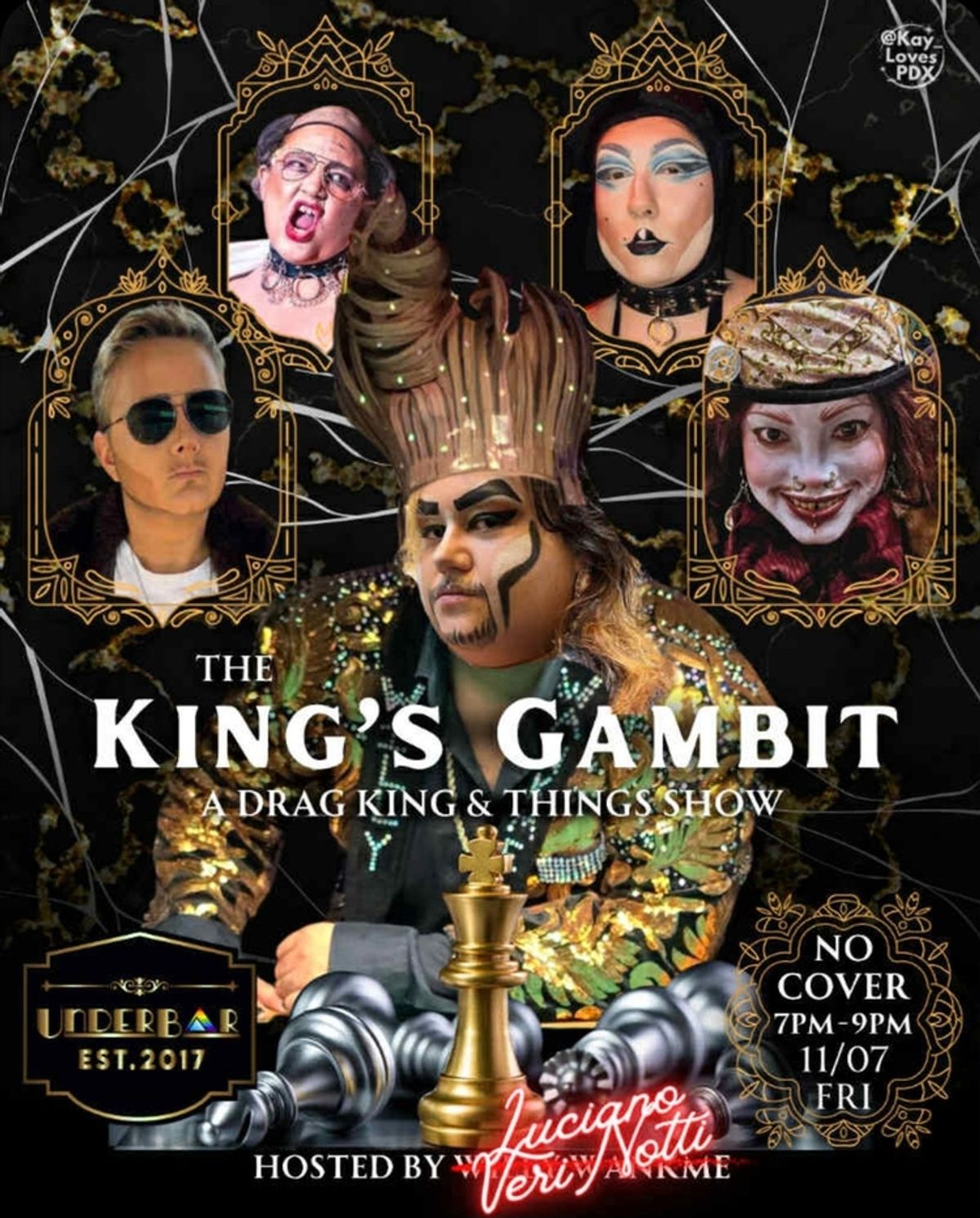 The Kings Gambit Drag Kings and Things Showcase at UnderBar in ...