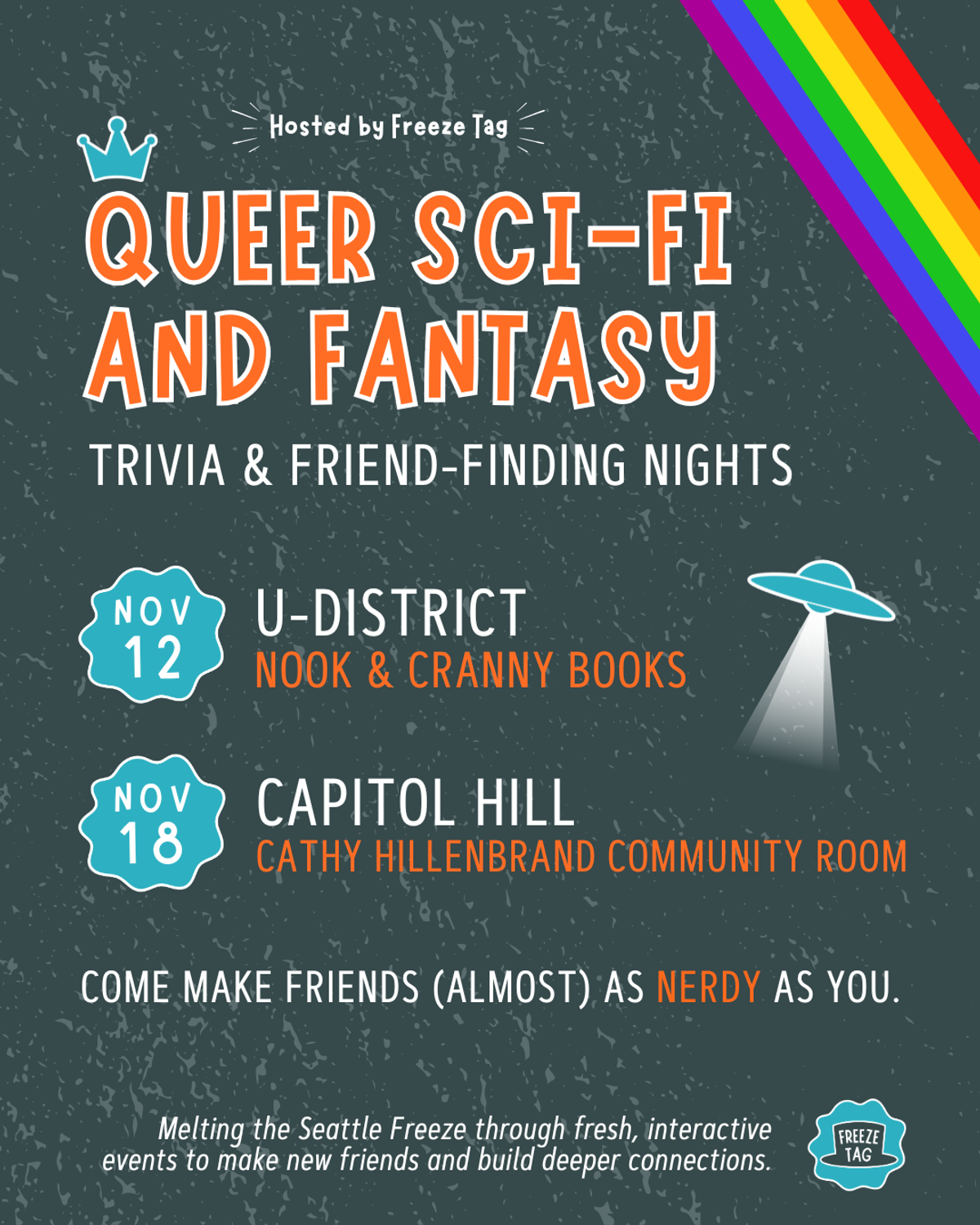 Queer Sci-Fi and Fantasy Trivia and Friend-Finding Nights at Nook ...