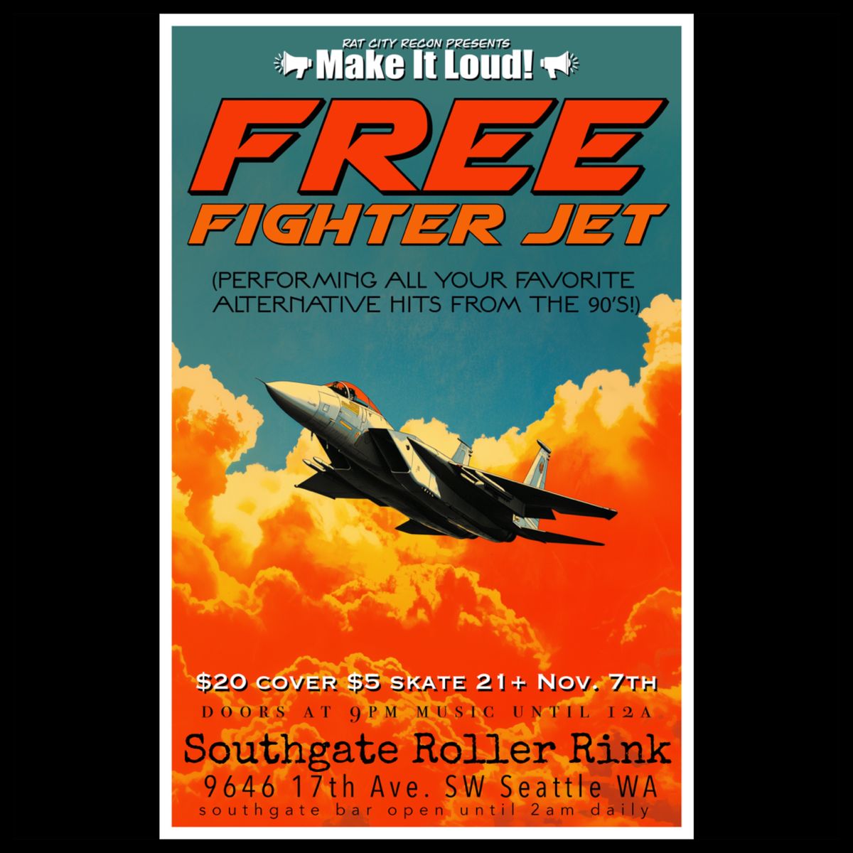 90's Covers @ The Roller Rink! at Southgate Roller Rink in Seattle, WA ...