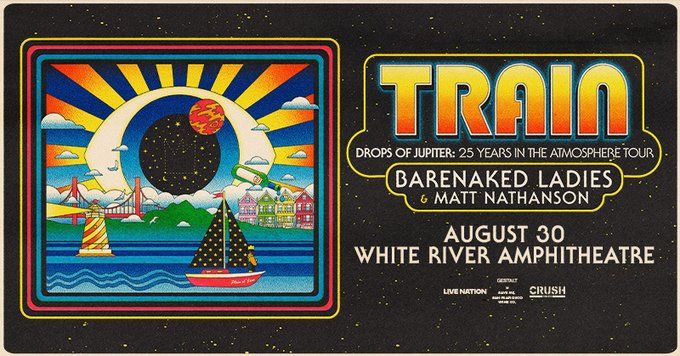 Train - Drops of Jupiter: 25 Years in the Atmosphere at White