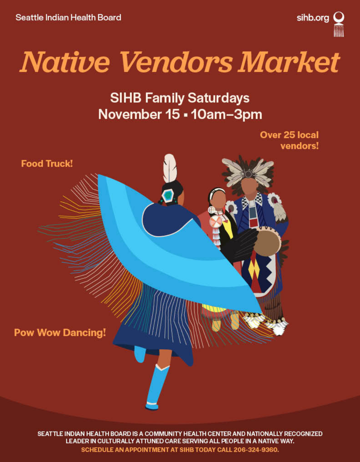 SIHB Native Vendors Market at Seattle Indian Health Board in Seattle, WA -  Saturday, November 15, 2025 - EverOut Seattle
