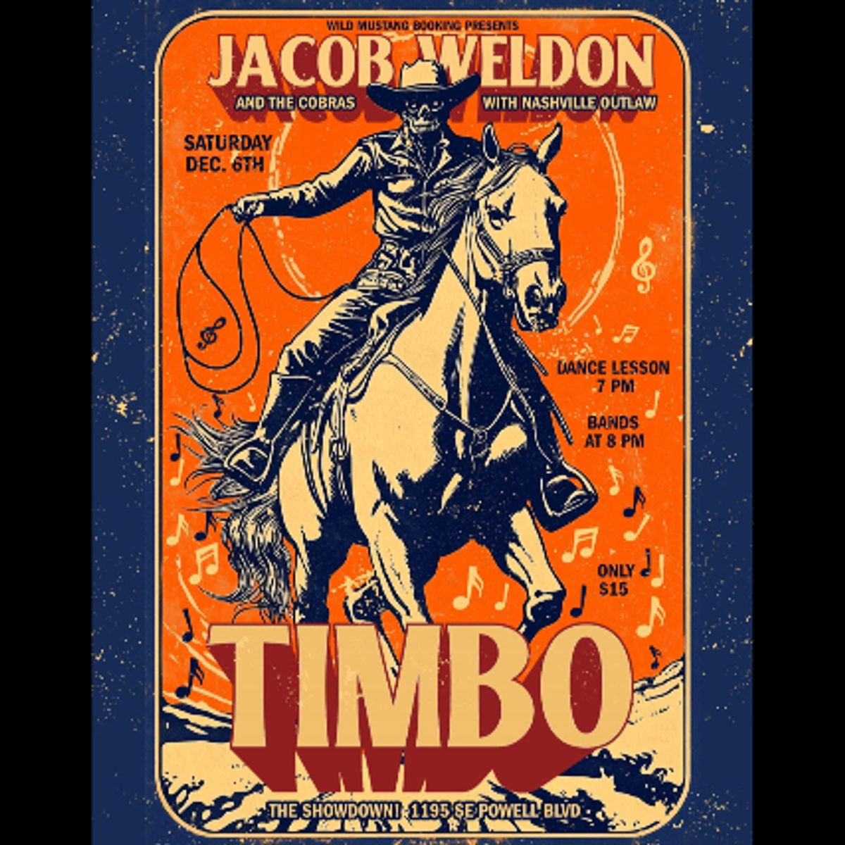 JACOB WELDON & THE COBRAS at The Showdown in Portland, OR - Saturday ...