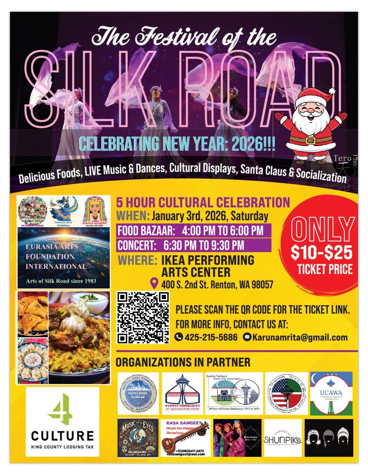 The Festival of the Silk Road: Multicultural Food Bazaar, Music and ...