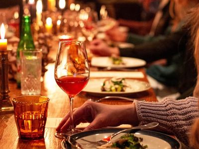 Green Lake Pathway of Lights at Green Lake Park in Seattle, WA