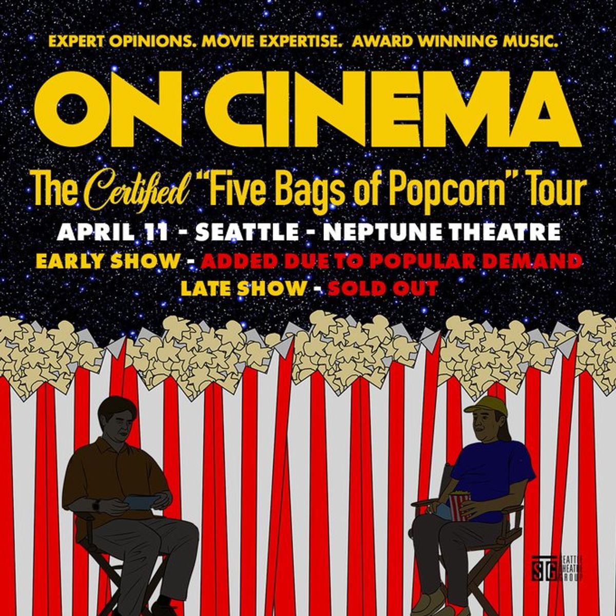 美品 →Pia-no-jaC← Cinema Popcorn TOUR パーカー On Cinema: The Certified “Five Bags of Popcorn” Tour at Neptune