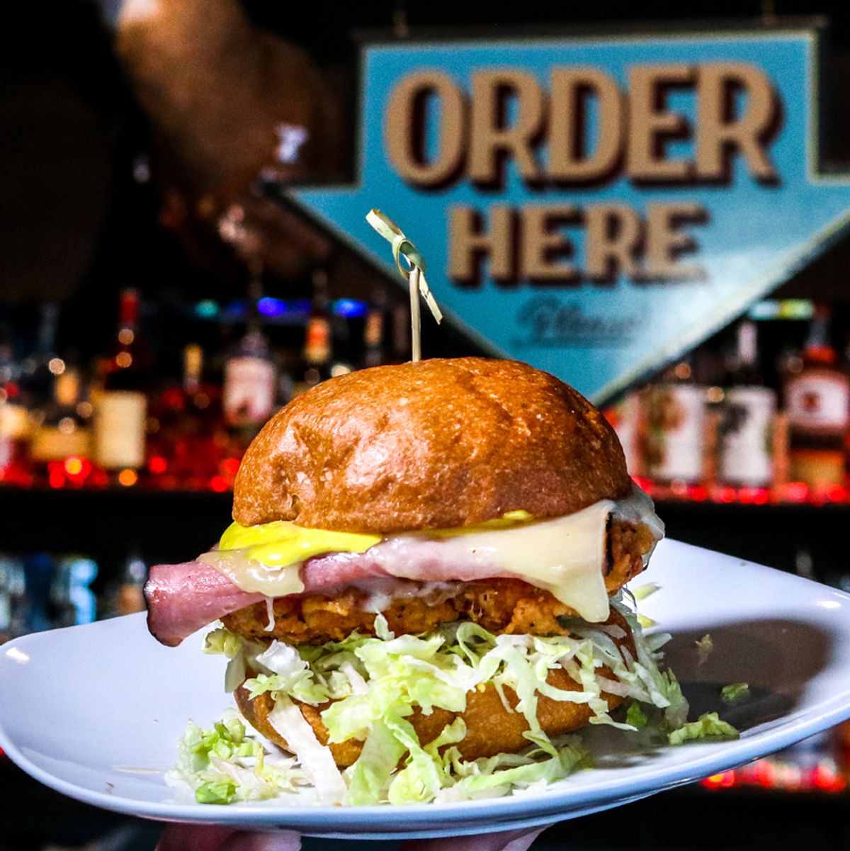 Chicken Cordon Bleu Sammy @ Moreland Ale House