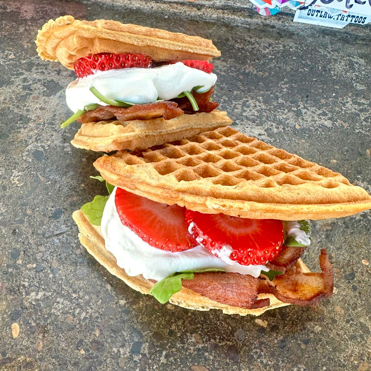 Berry Serious @ Smaaken Waffle Sandwiches