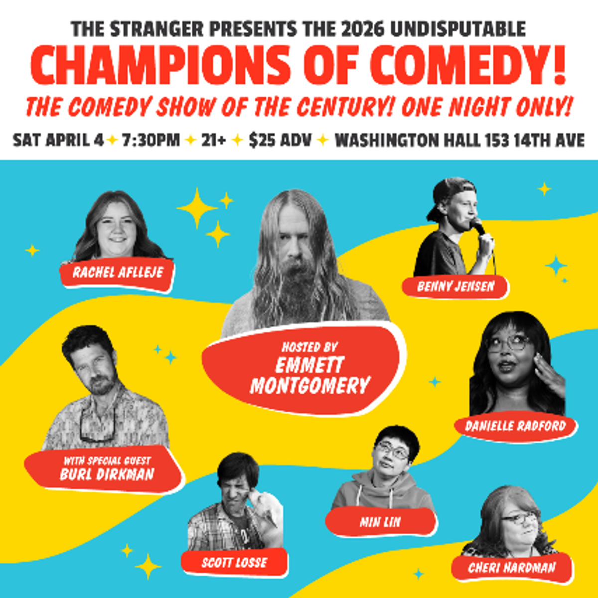 The Stranger Presents: The 2026 Undisputable Champions of Comedy! at ...