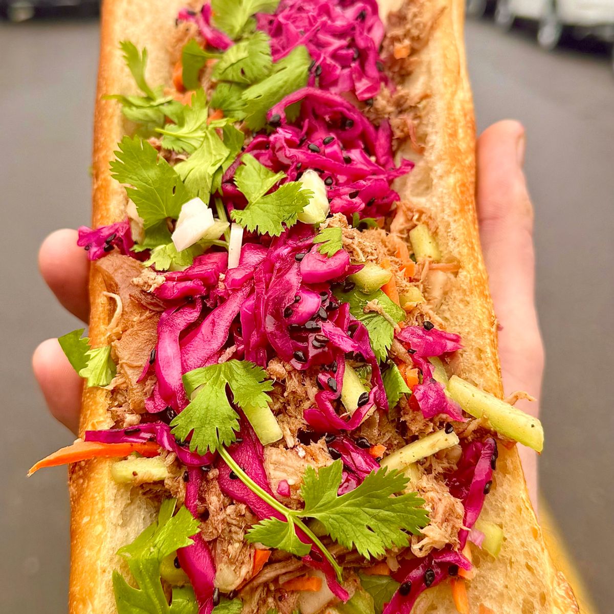 Hot Honey Pork Bahn-Mégan @ Noshpit