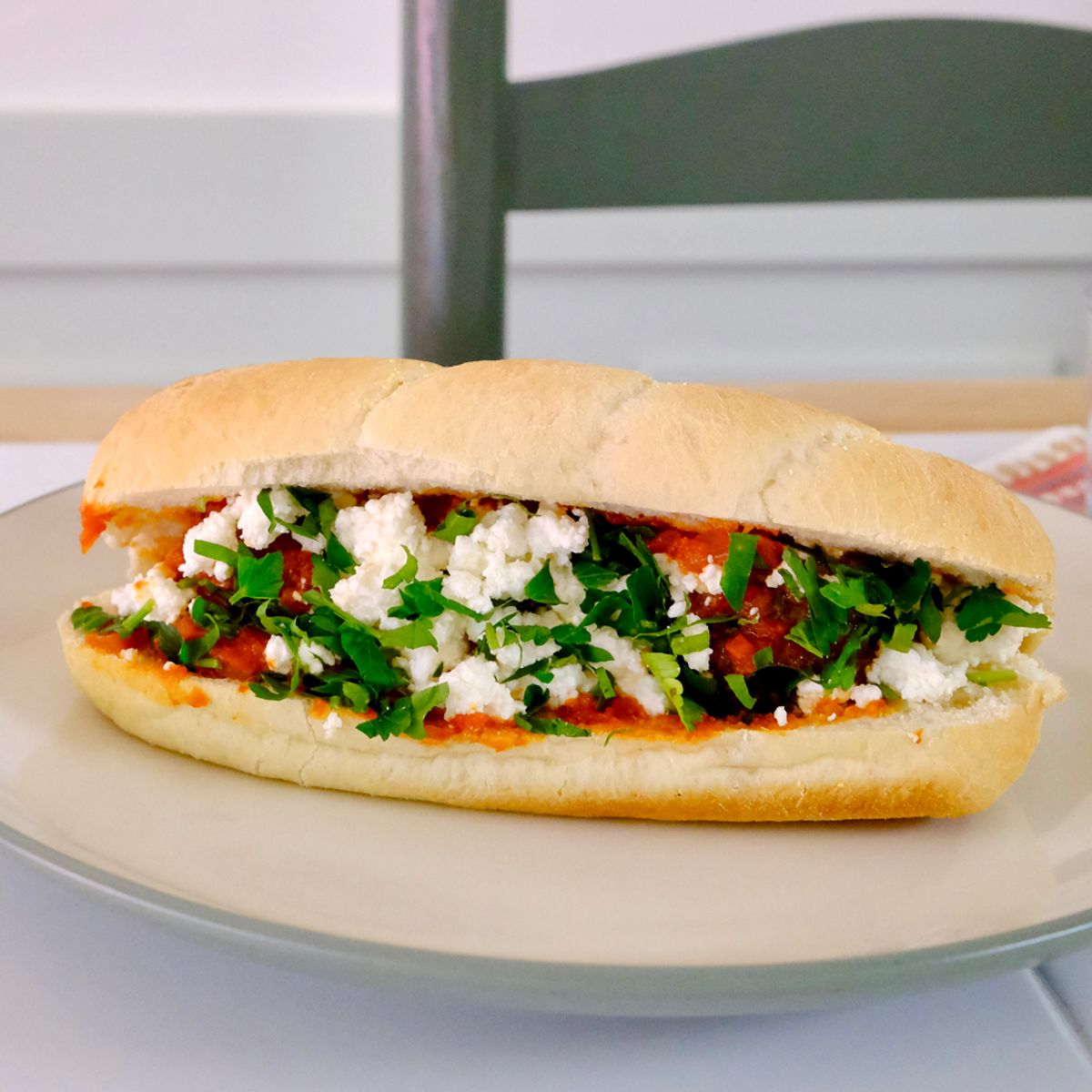 Hot & Herby Harissa Sub @ Barbur World Foods
