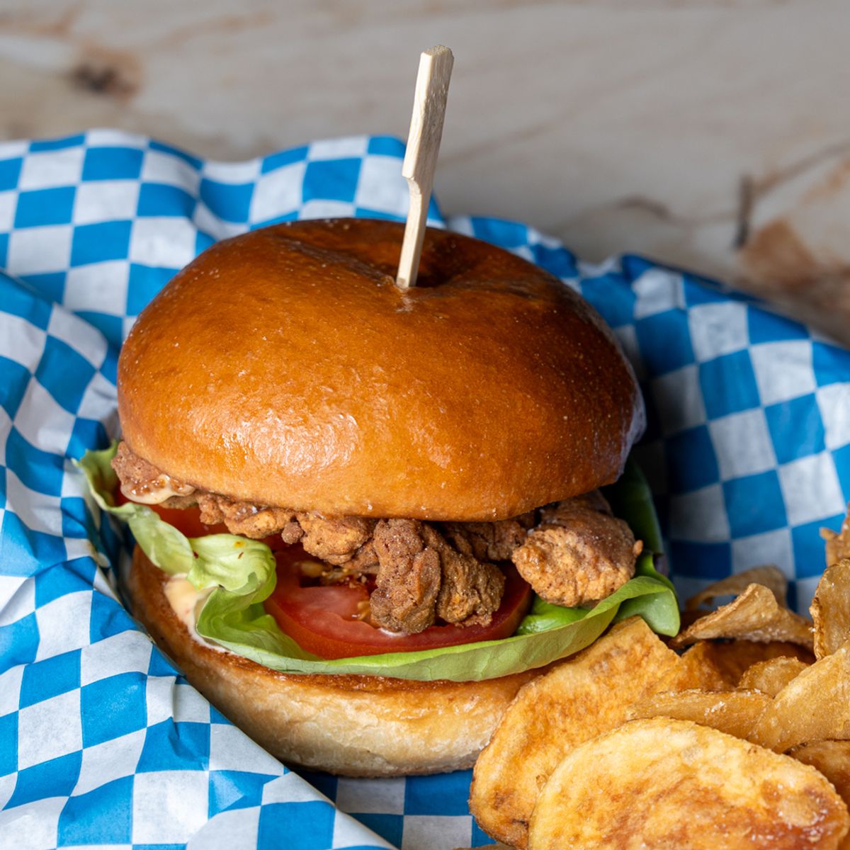 Cluck Around and Find Out Chicken Sandwich @ Kooks Sports Bar