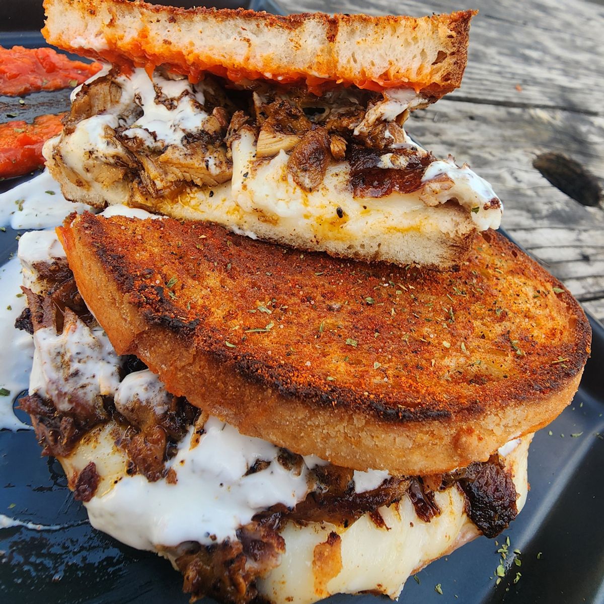 Balkan Grilled Cheese @ The European Job