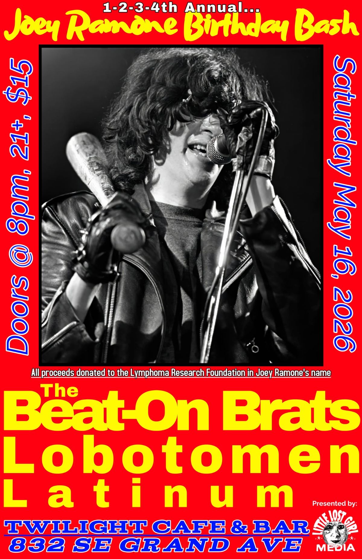 4th Annual Joey Ramone Birthday Bash w/ The Beat-On Brats