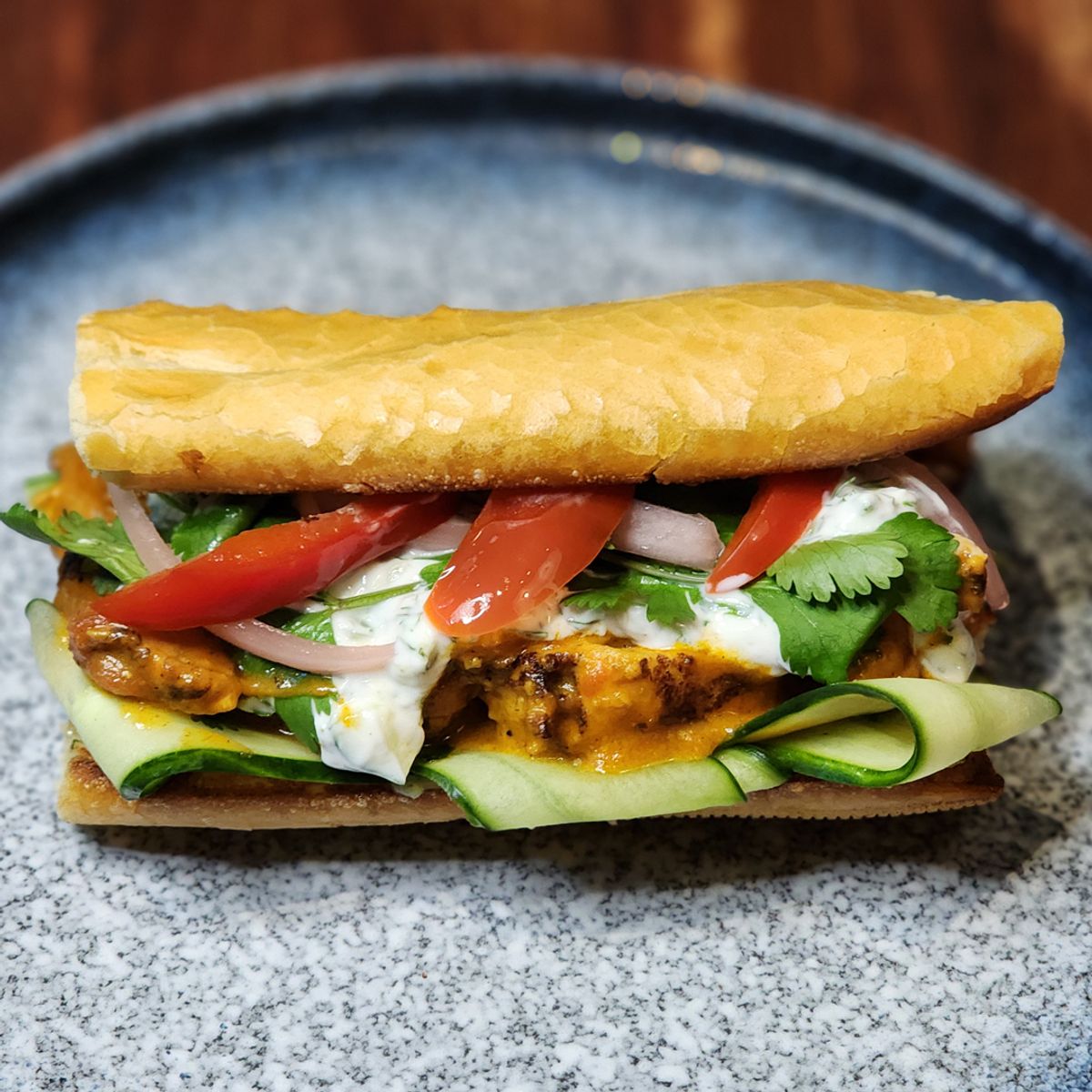 Butter Chicken Banh Mi @ Nom Nom Wings