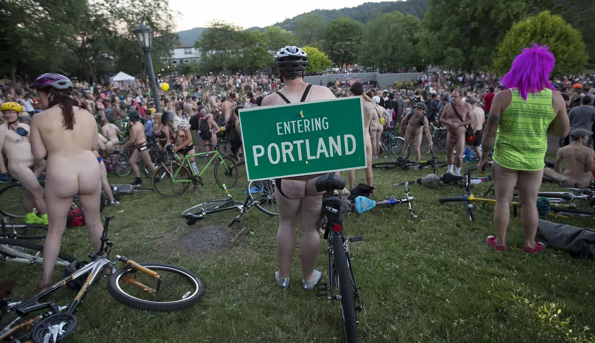 World Naked Bike Ride Portland 2026