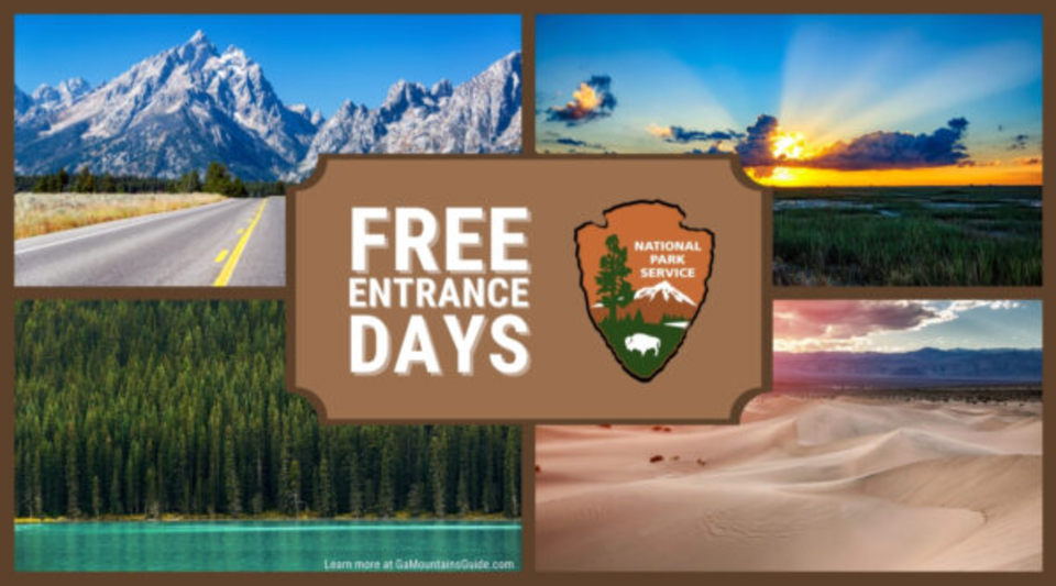 2026 Free Entrance Days in the National Parks - Multiple dates through
