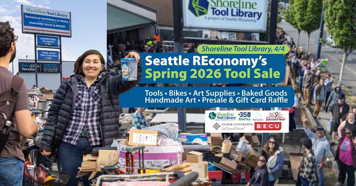 “All Offers Accepted” Spring 2026 Tool Sale at Shoreline Tool Library ...