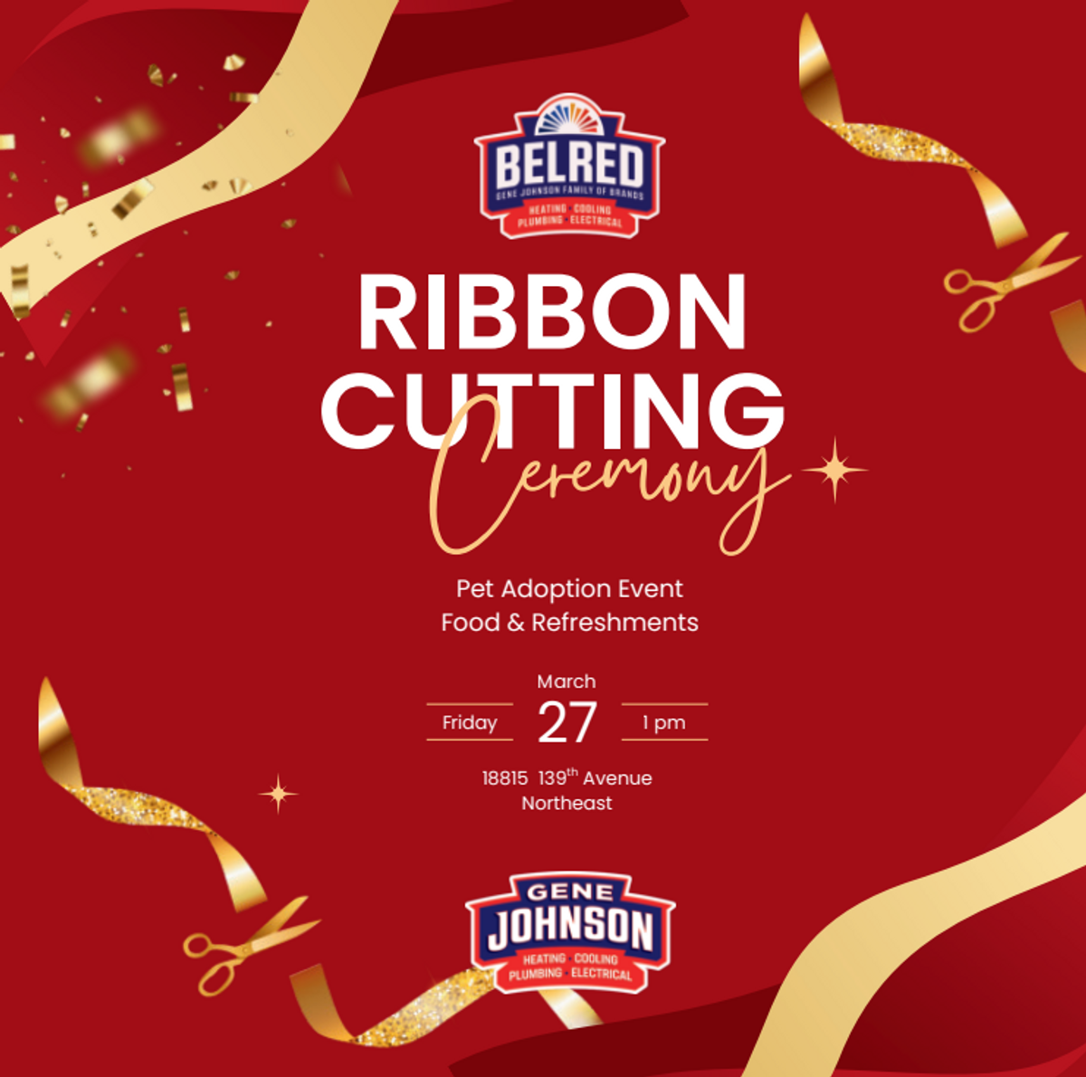 Gene Johnson Family of Brands Pet Adoption Event & Ribbon Cutting at ...