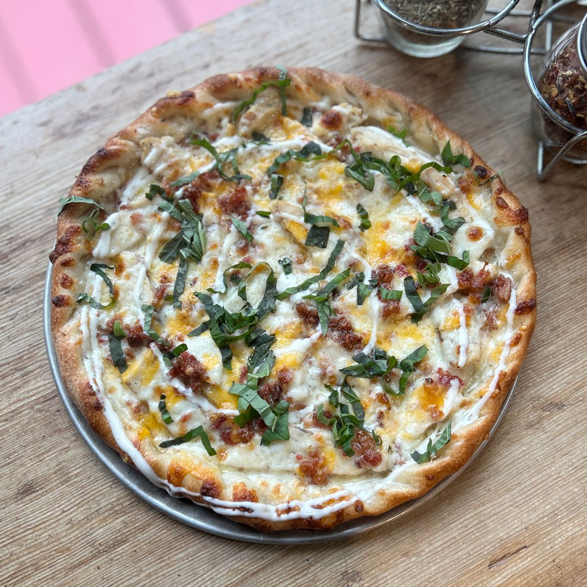 Chicken Bacon Ranch Pizza @ Blind Onion
