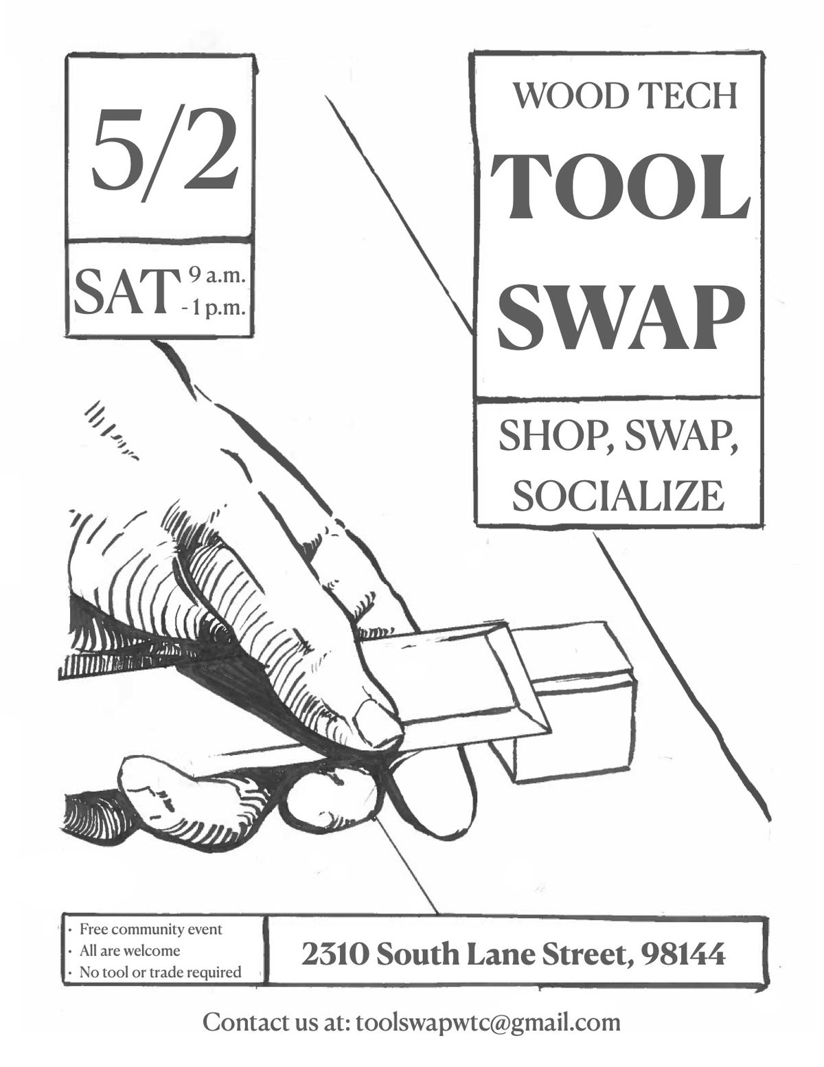 WTC Annual Tool Swap at Wood Technology Center in Seattle, WA ...
