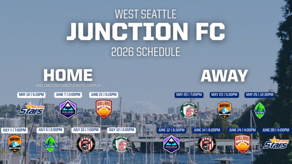 West Seattle Junction FC Home Games at Nino Cantu Southwest Athletic ...