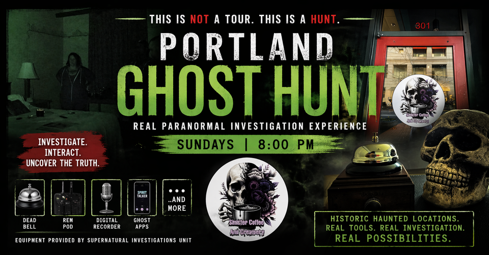 Portland Ghost Hunt: Real Paranormal Investigation Tour Hands-On Ghost ...