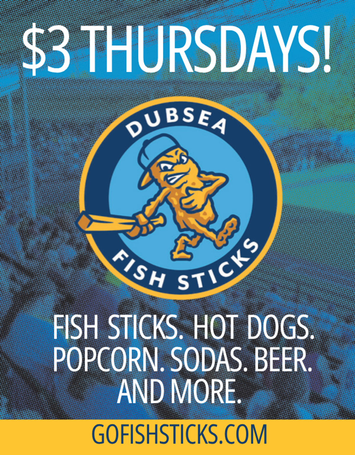 $3 Thursdays at DubSea Fish Sticks at Mel Olson Stadium in Burien