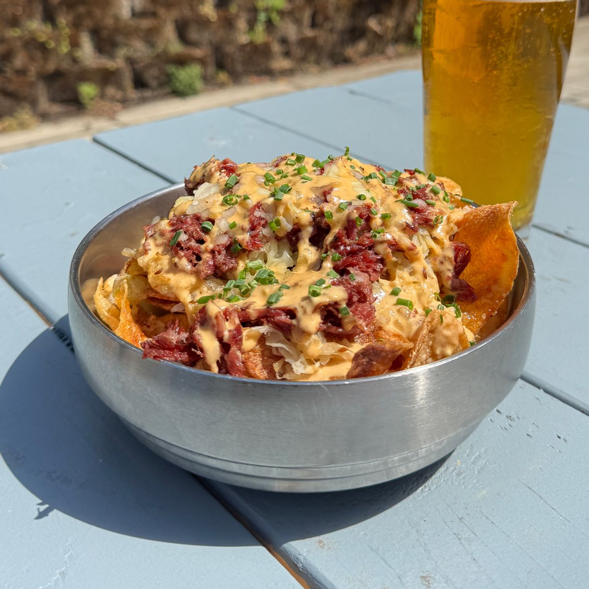Reubenachos! @ Steeplejack Brewing Co.