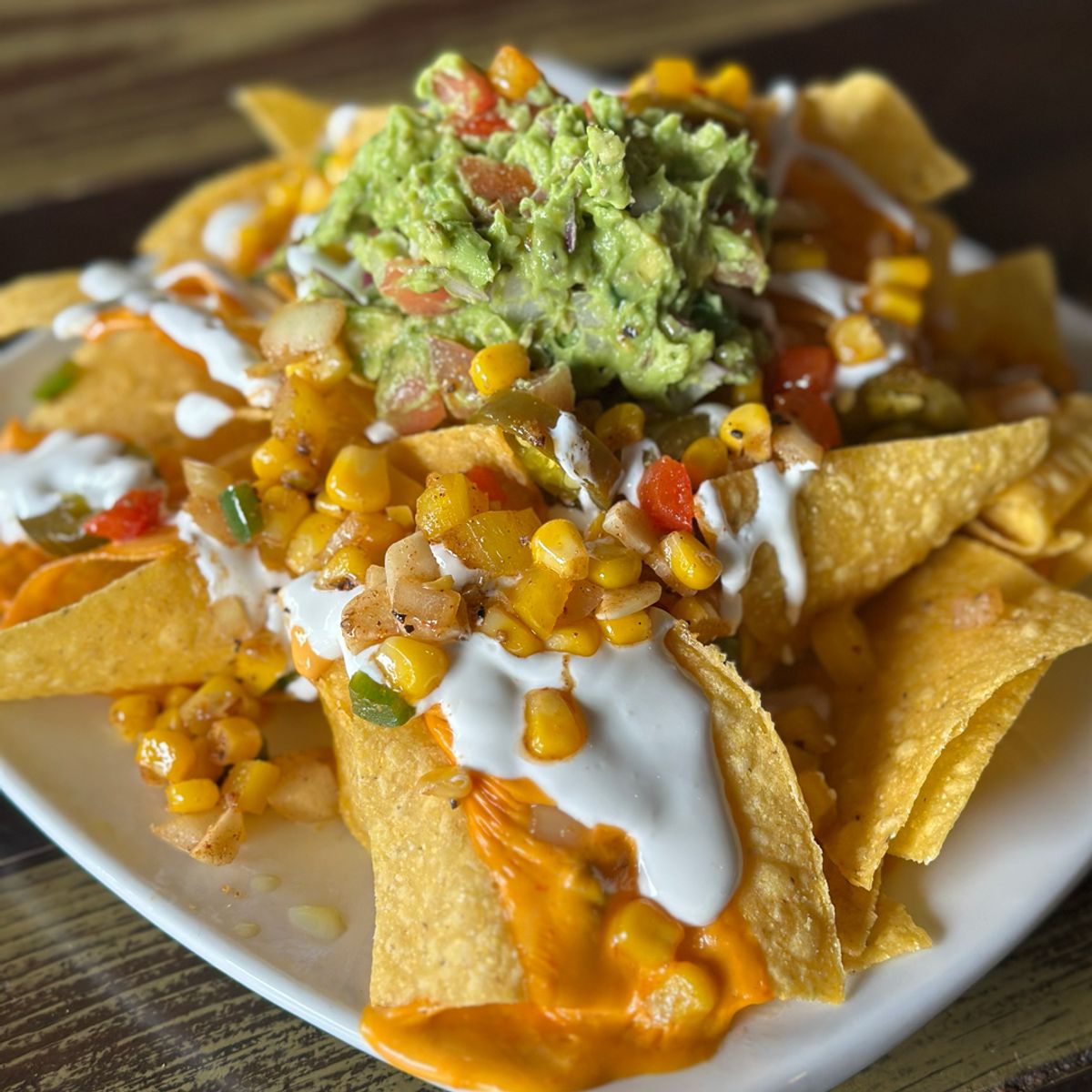 Spicy Succotash Nacho @ Moreland Ale House