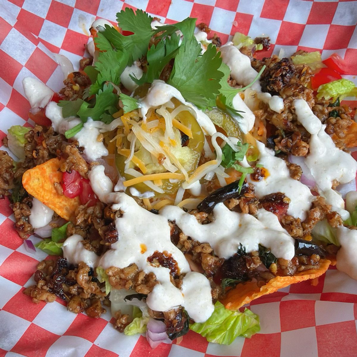 The Bangkok Mala Nachos @ Gin Thai Brasserie