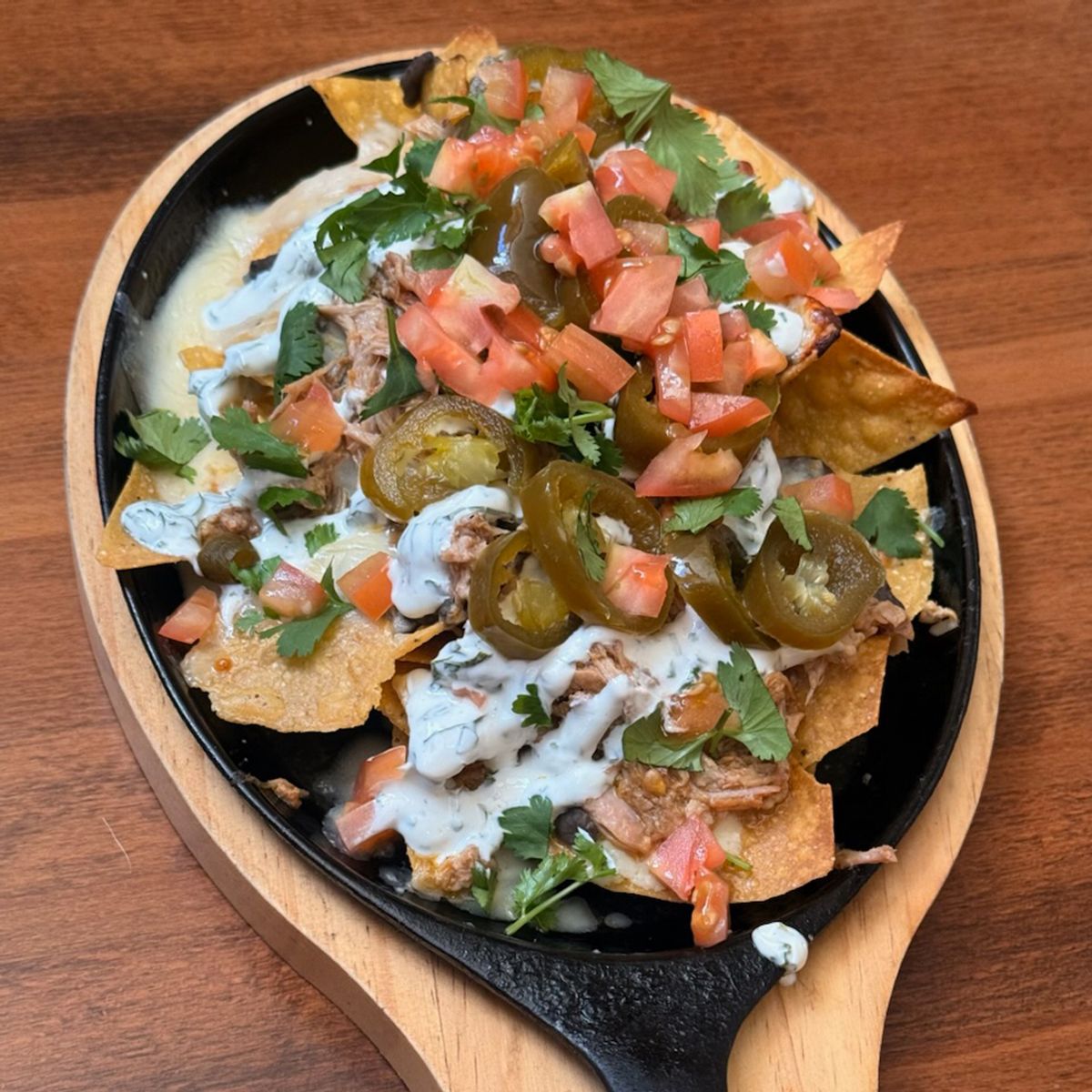 Braised Pork Nachos @ Brix Tavern