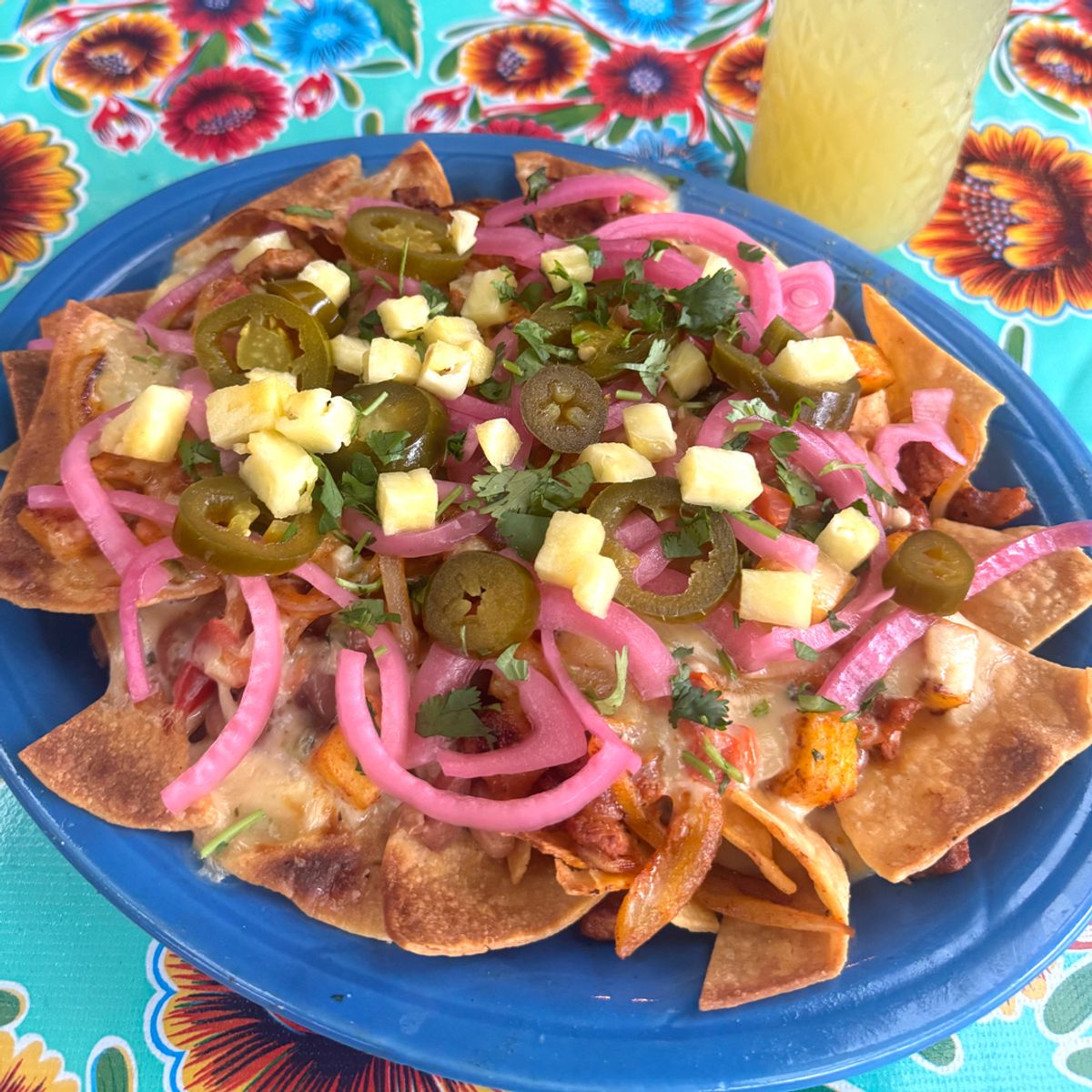 Al Pastor Nachos @ Que Pasa Cantina
