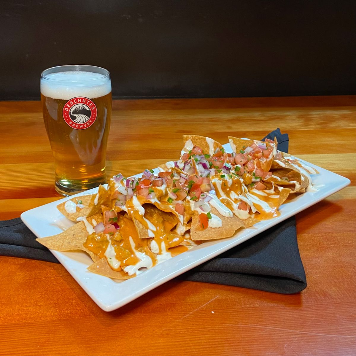 Verano Oscuro Chorizo Nachos @ Deschutes Brewery & Public House