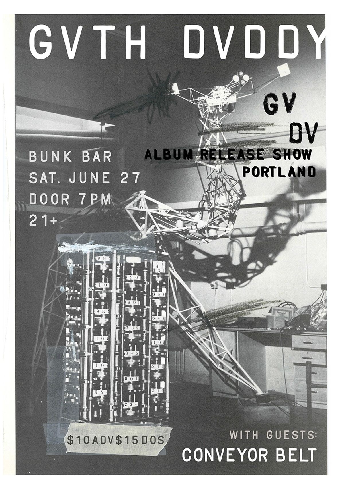 GVTH DVDDY (Album Release Show) w/ Conveyor Belt at Bunk Bar in