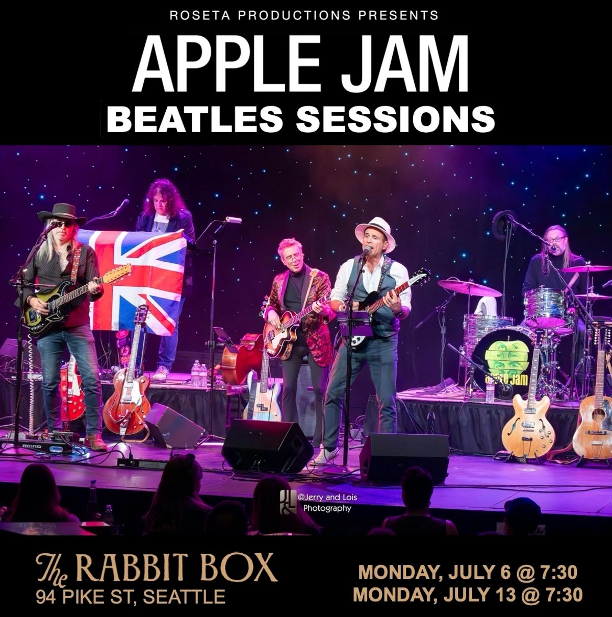 Apple Jam / Beatles Sessions at The Rabbit Box Theatre in Seattle